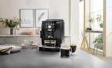De'Longhi Magnifica S Smart ECAM 230.13.B Vollautomatische Espressomaschine mit Milchaufschäumer für Cappuccino, Espresso, Kaffee und Long Coffee, Direktwahltasten und Drehregler, 2-Tassen-Funktion, schwarz