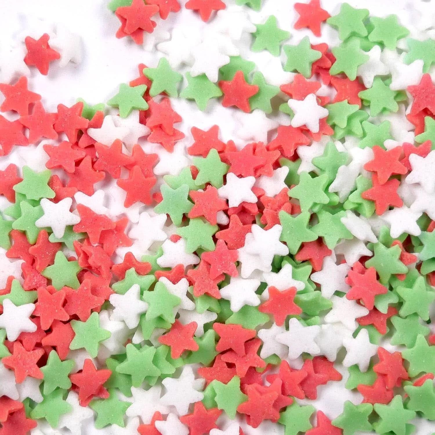 Sprinkle Hero, Weihnachtssterne, 40 Gramm Sprinkles Naty Shop