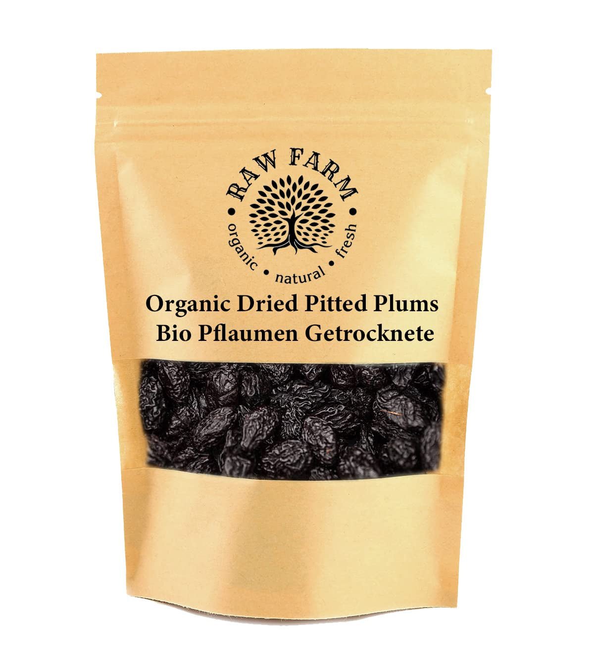 1 kg Bio-Trockenpflaumen ohne Kerne, ohne Feuchtigkeit, ohne Zusatzstoffe, ohne Konservierungsstoffe, ganz natürlich. Trockenprodukte Naty Shop Standardtitel
