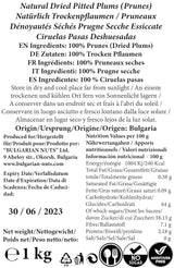 1 kg Natürlich getrocknete Pflaumen, ohne Kerne, ohne Zusatzstoffe, ohne Zucker, ohne Süßstoffe, nichts Künstliches, aus bulgarischen Obstgärten. Dehydrierte Produkte Naty Shop