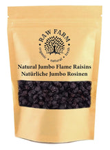 1 kg Jumbo Flame Rosinen roh, ganze Frucht, glutenfrei, sojafrei, ohne Zuckerzusatz, ohne Konservierungsstoffe, ohne Süßstoffe, mit Sonnenblumenöl Dehydrierte Produkte Naty Shop Standardtitel