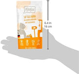 MjAMjAM – Premium-Nassfutter für Katzen – zusammendrückbarer Beutel – Saftiges Huhn mit leckeren Karotten, 12er-Pack (12 x 125 g), getreidefrei mit extra Fleisch