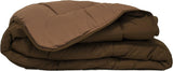 Couette CALGARY Chocolate/Corail 140 Bettdecken und Steppdecken Naty Shop 200X140X1 cm