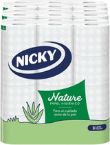 Natur-Toilettenpapier, 72 Rollen, 3 Schichten