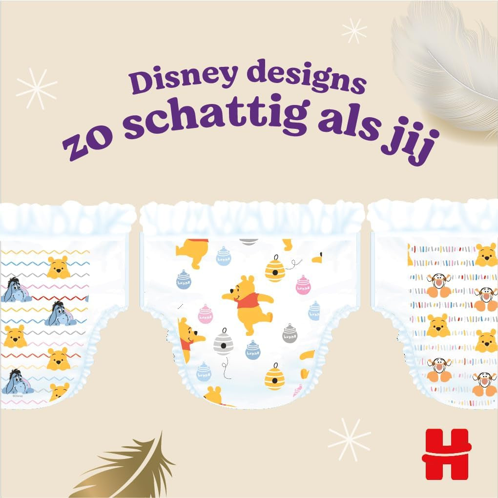 Huggies Extra Care Windeln Größe 4 (9–14 kg), 4 Bündel mit 26 Windeln – 4280 g