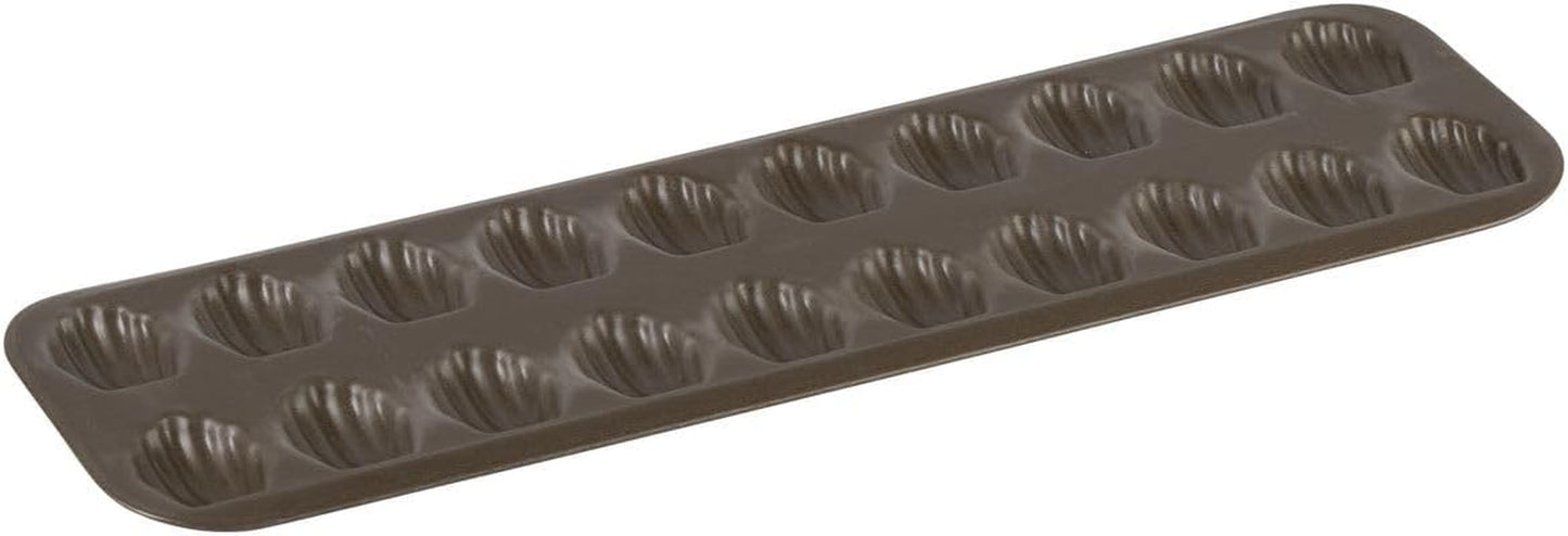 Madeleines-Backblech, Stahl, schwarz Backbleche und Tabletts von Naty Shop