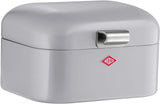 Wesco 235 001 Mini Grandy Brotkorb 17 x 18 x 12 cm (L/B/H) rosa, Edelstahl Frischhalteboxen Naty Shop Kühles Grau