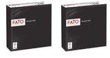 , Einweg-Papierservietten, ideal für zwanglose Mittagessen und Buffets, Packung mit 50 Servietten, Größe 33 x 33, 4-lagig, 2-lagig, schwarz, FSC-zertifiziert (2er-Pack)