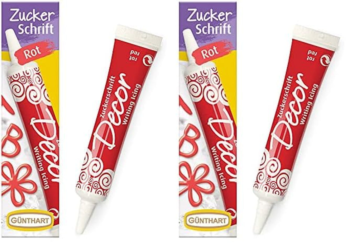 Günthart Backdecor 25 g Zucker mit Buchstaben GOLD für alle Desserts in goldener Farbe aus Zucker für schöne Buchstaben und Motive, 1 Packung (25 g)