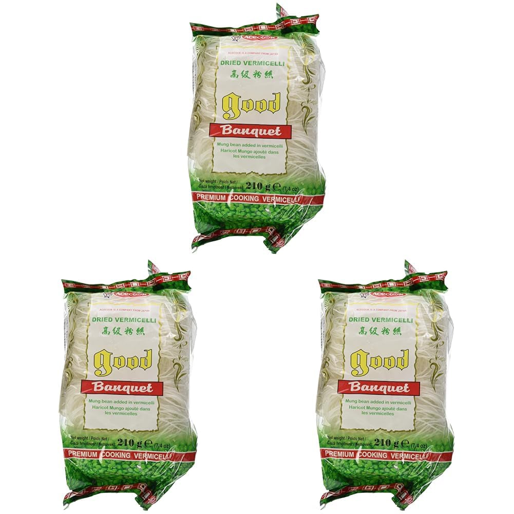 ACECOOK - Fadennudeln mit Bohnen GD - (1 X 210 GR)