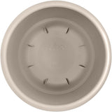 elho Amiga Round 30 – Blumentopf für drinnen und draußen – 100 % recycelter Kunststoff – Ø 29,5 x H 20,2 cm – Beige/Pilzbeige