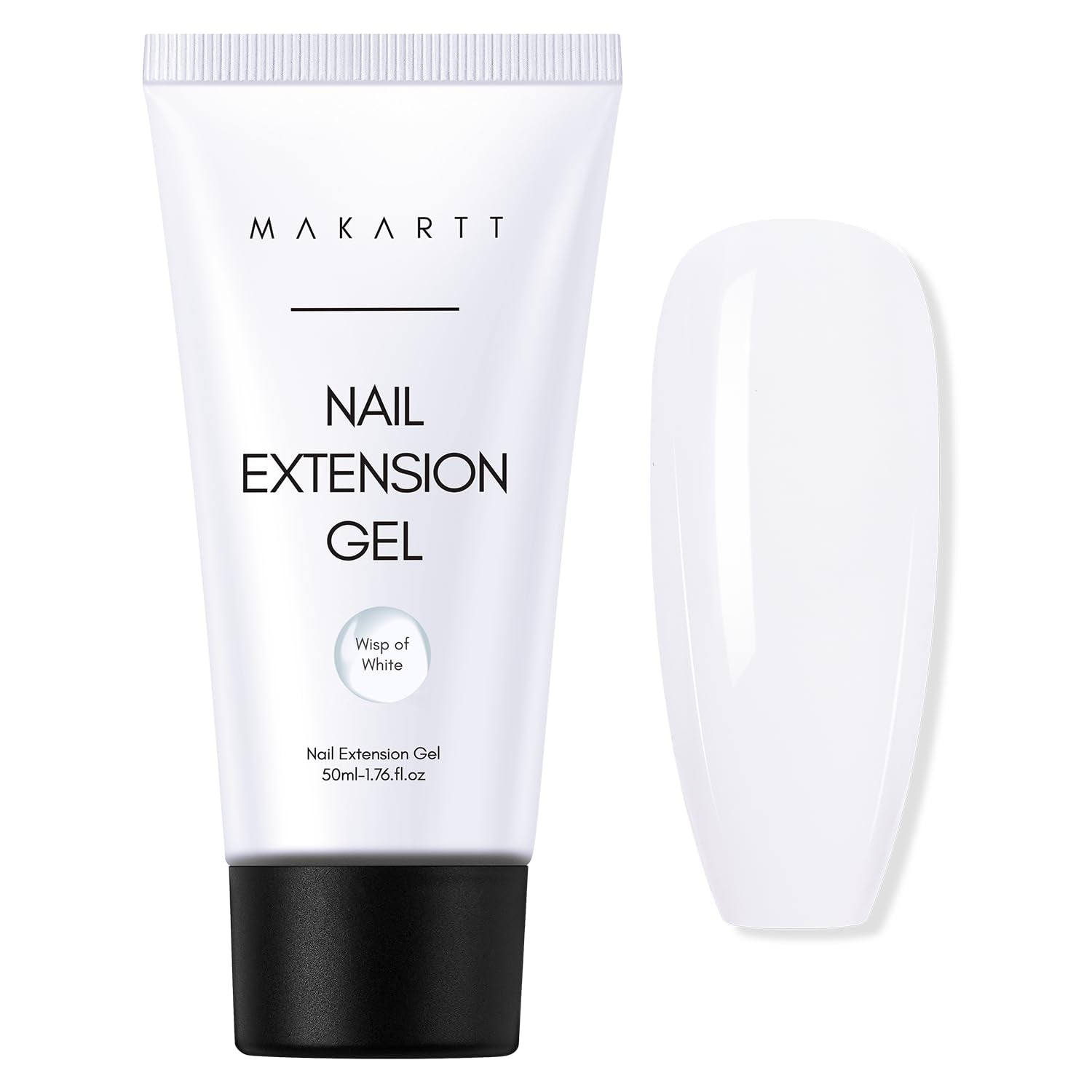 Makartt Poly Nail Extension Gel - 50 ML Extension Builder Acryl Poly Nägel Aufbaugel Extender Gel Für Gelnägel Für Nagelverlängerung, Nagelstärkung, Nail Art Dekoration (Transparent)