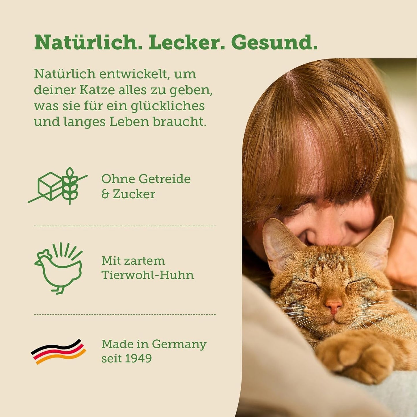 MERA Cats Nature Wet Sterilised/Light Hühnerfutter 12x85g | Für sterilisierte/kastrierte Katzen | Zucker- und getreidefrei | Fettarmes, fleischreiches Nassfutter
