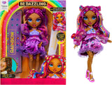Rainbow High Be Dazzling – Noemie Violette – lilafarbene 28 cm große Modepuppe mit Dekorationswerkzeug, funkelnden Edelsteinen und Styling-Zubehör