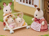 Sylvanian Families L5533 Triplets Kinderwagen – Puppenhaus-Spielset Naty Shop Dolls