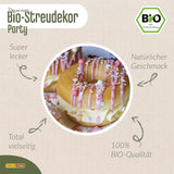 DECOCINO Bio-Dextrose-Vegan-Zuckerstreusel, 60 Gramm Streusel Naty Shop