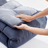 Pikolin Home - Wendedecke 300 G - Zweifarbige nordische Füllung - Für Bett 150 - Gemütlich, warm, atmungsaktiv, Senfgelb, 240 x 220 cm Steppdecken und Steppdecken Naty Shop