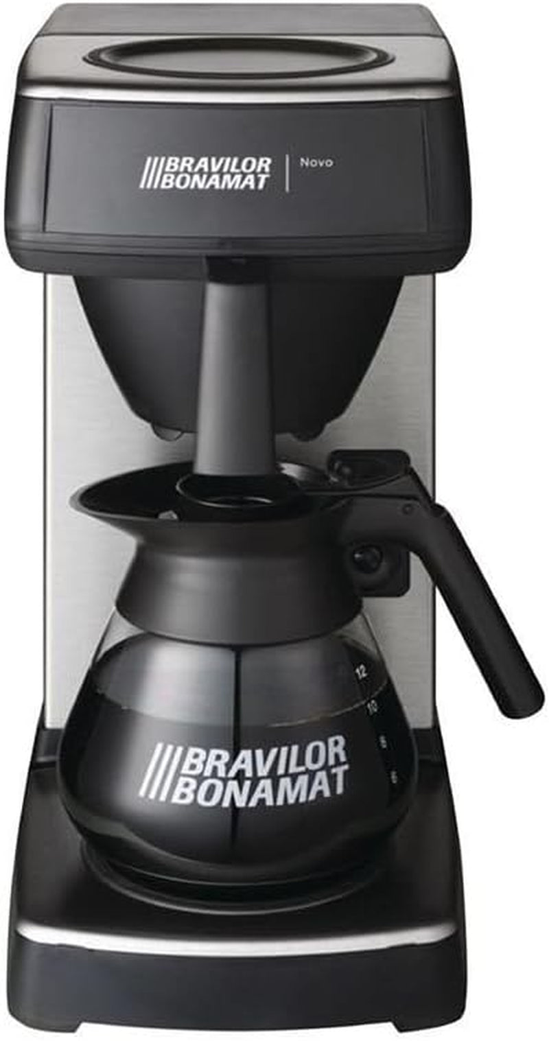F454 Novo Espressomaschine, 1,5 l, Schwarz, 430 (H) x 205 (B) x 340 (T) mm