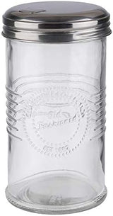 APS 40510 Zuckerspender - OLD FASHIONED, Ø 7,5 cm, H: 14 cm, Glas, 0,35 Liter, Verschluss mit Gewinde aus...