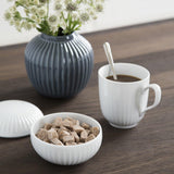 Kähler Bonbonniere Ø12 cm Hammershøi Dekoration Dänisches Design, weiß Frischhaltedosen Naty Shop