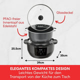 Instant Pot Superior Slow Cooker, 7,1 l Multikocher, 4 Kochfunktionen, 800 W Slow Cooker Naty Shop