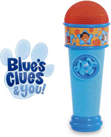 Blue and Tips Blaues Mikrofon Blues Clues Cartoon-Hundespielzeug für Jungen und Mädchen ab 3 Jahren Mehrfarbiges Babyspielzeug Naty Shop