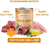 Sanabelle Gourmet Nassfutter im Topf mit Gans und Huhn | 6 x 380g | 2,28 kg