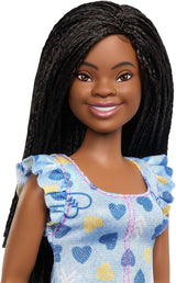 Barbie Fashionistas Puppe Nr. 229 mit Down-Syndrom im Herzkleid, entwickelt in Zusammenarbeit mit der National Down Syndrome Society, HYK14 Naty Shop Dolls