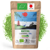 ORIGEENS BIO MATCHA CEREMONIAL GRADE „SHIKA“ – Japanischer Bio-Tee aus Shizuoka – Matcha Latte/Usucha – 30 g Nachfüllbeutel – Bio-Matcha-Grüntee-Pulver in Zeremonienqualität