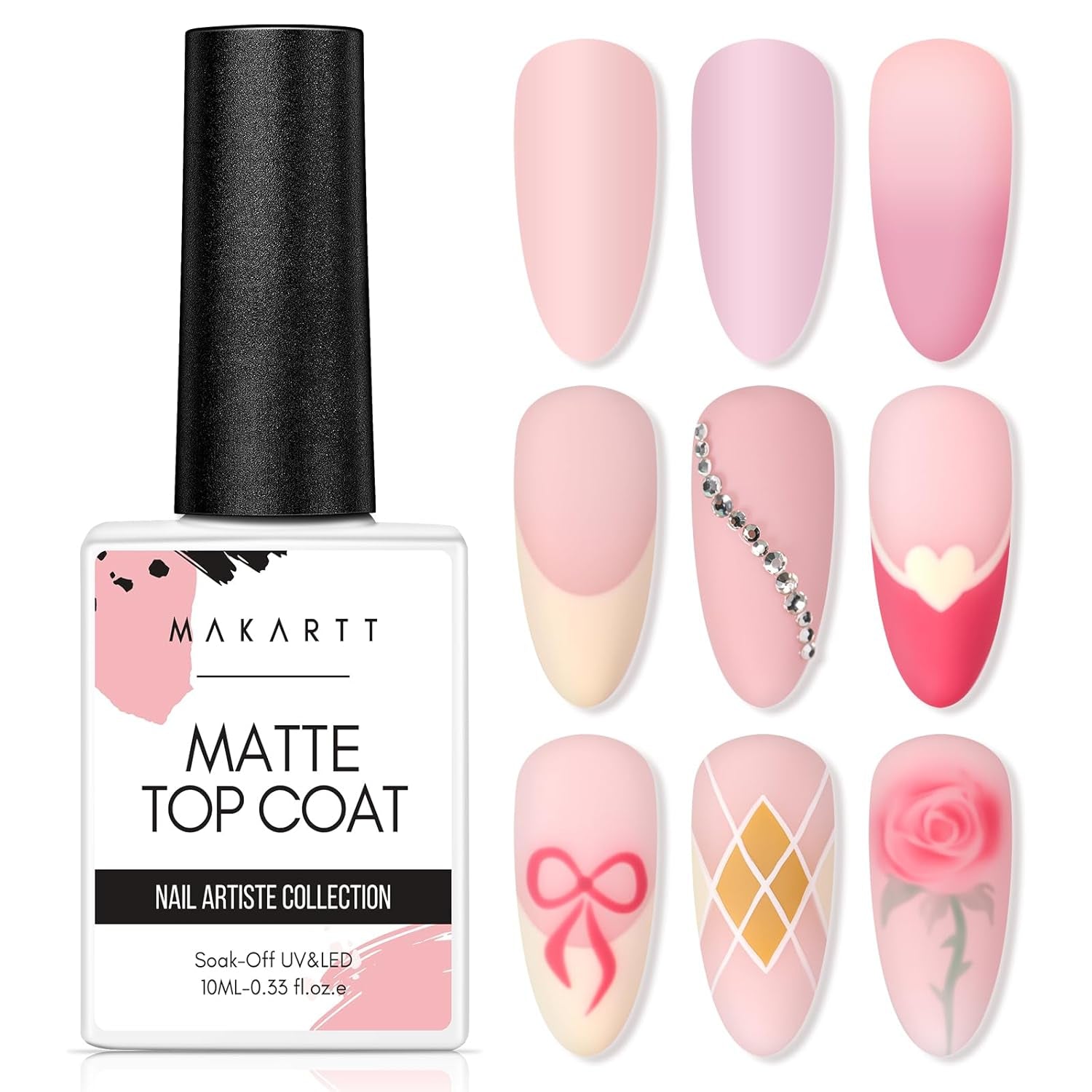 Makartt 3D Nail Art Gel – Strass-Klebegel 15 g für Nagel-Schlüsselanhänger, multifunktionales Nagelskulptur-Gel für DIY-Nageldesign, Nagelskulptur-Nagelmodellierung zu Hause (transparent)