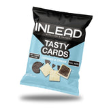 Leckere Karten – Zuckerfreie Schokoladenkekse mit cremiger Füllung | Bewusste Verwöhnung für Briefumschläge | Kalorienarmer Snack – 3 x 52 g (Cream Cookies)