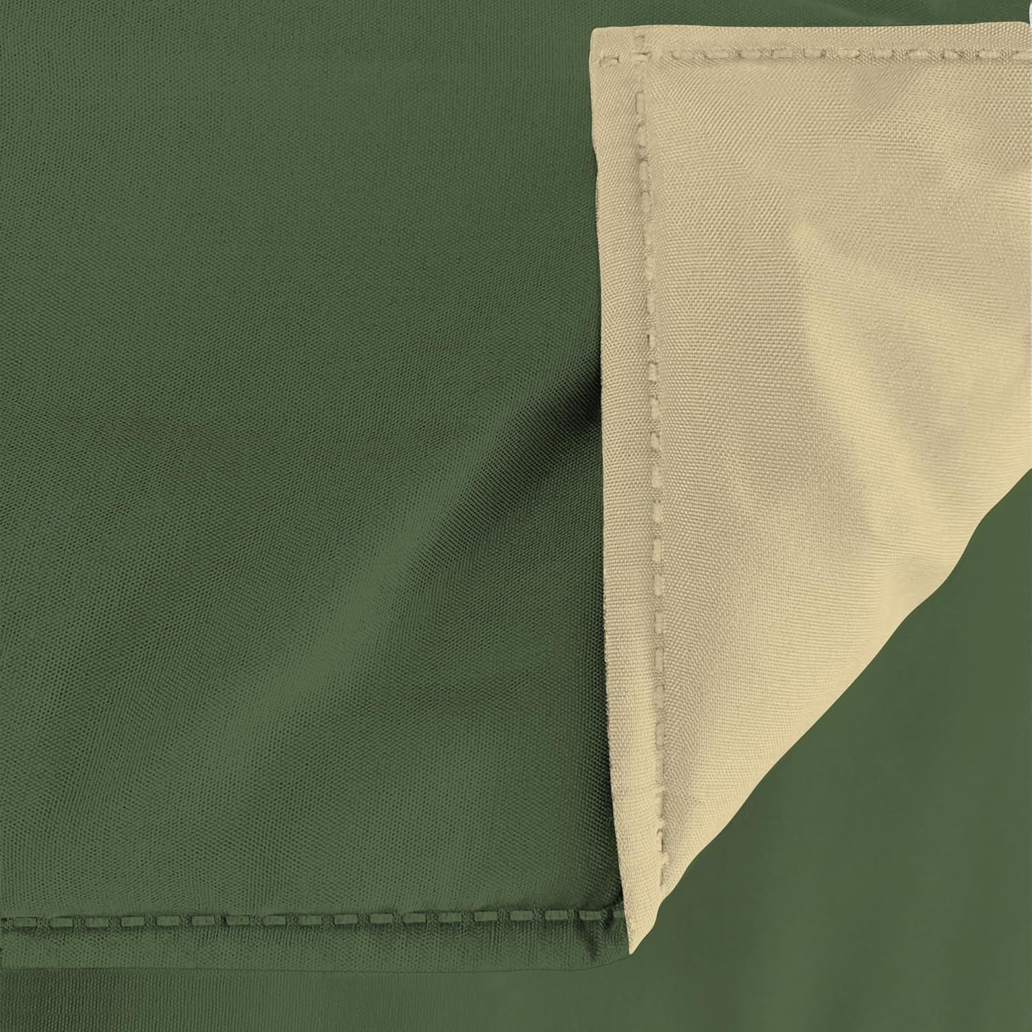 Einfache Winterdecke, schlicht und gefüttert, dunkelgrün/creme, 200 x 245 cm. Bettdecken und Steppdecken Naty Shop