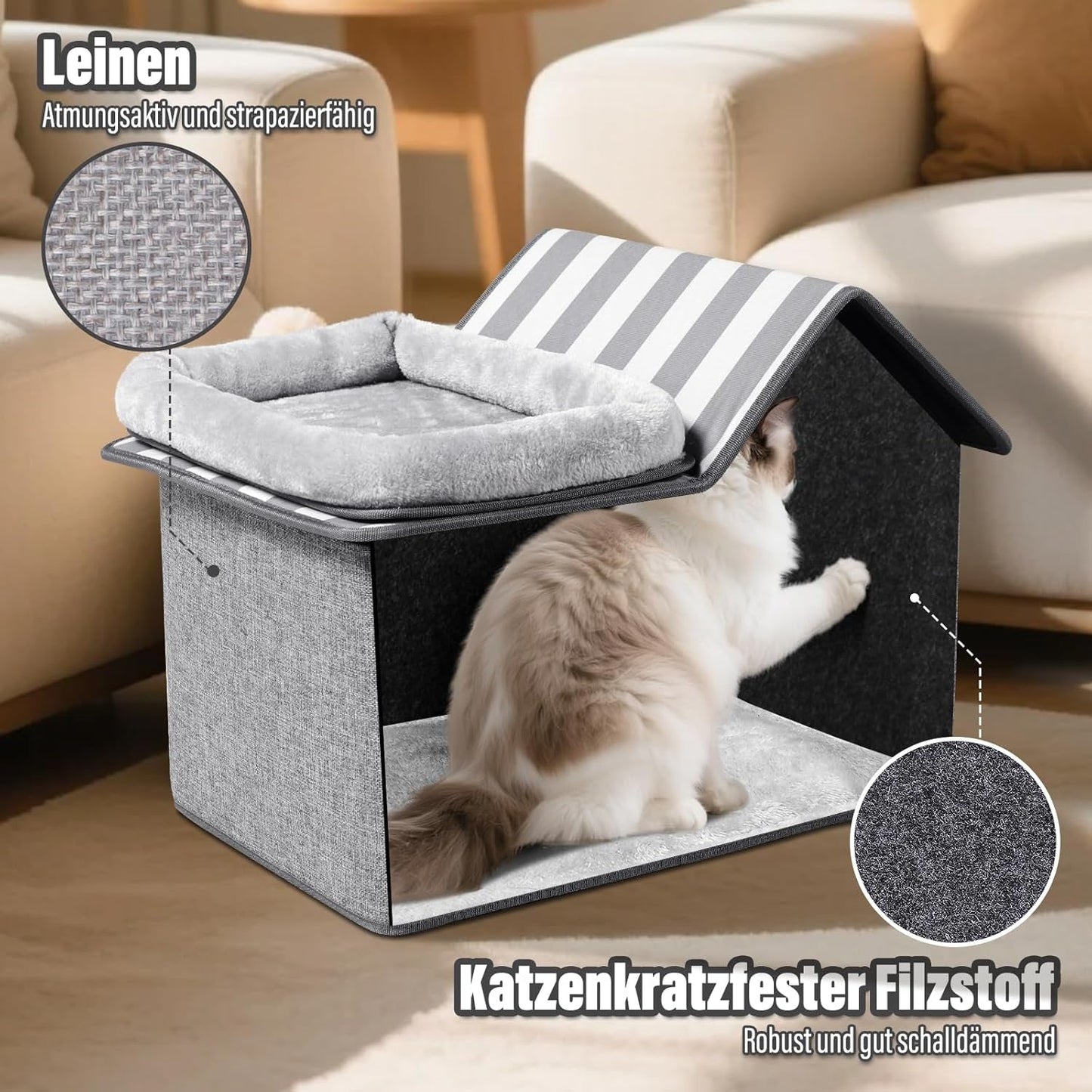 Decken und Möbel, Haustiere, Höhlen und Häuser, Katzen, Katzenbetten, Katzenbetten, Matratzen