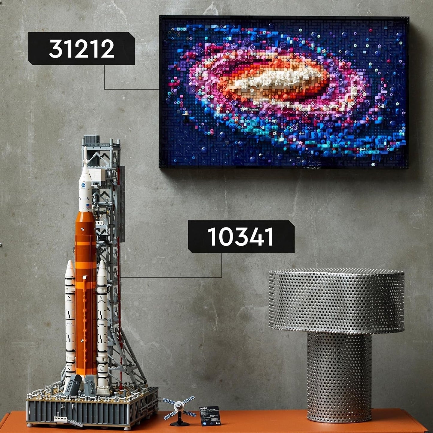 LEGO Icons NASA Artemis-Startrampe, Geschenk, Wohn- oder Bürodekoration, Bauset für Erwachsene mit Orion-Raumkapsel und Startrampe, Sammlerstück 10341, Bausets. Besuchen Sie den LEGO-Store