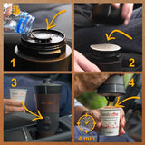 Handpresso - Handkaffee Auto 21000 | 12V Auto-Espressomaschine - 12-Volt-Espressomaschine für Autos | Senseo Pad-Espressomaschine für Autos – 12-V-Reise-Espressomaschine | 12-Volt-Espressor für Wohnmobile