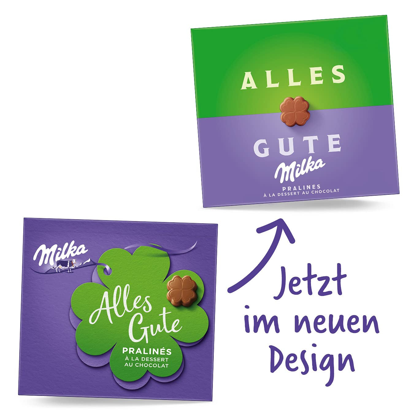 Milka All the Best Pralinés 10 x 110g, Feine Alpenmilch-Schokolade-Pralinés mit Kakaocremefüllung (2er Pack)