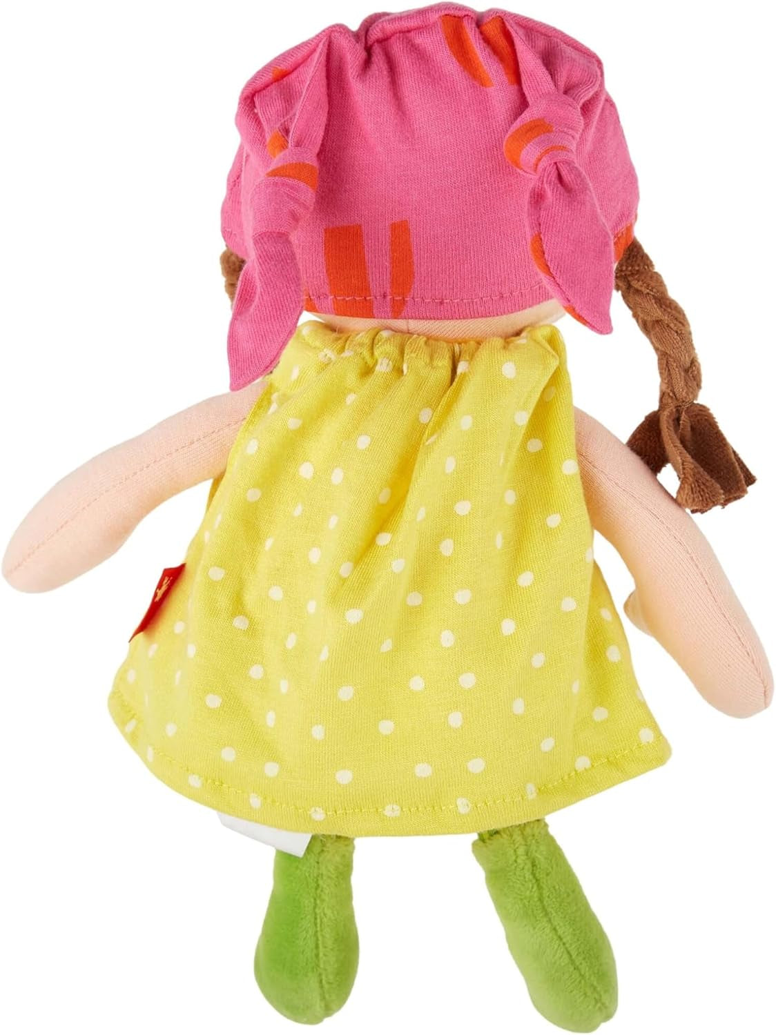 SIGIKID 39411 Kleine weiche Mädchenpuppe, Babyspielzeug, empfohlen ab 6 Monaten, gelb