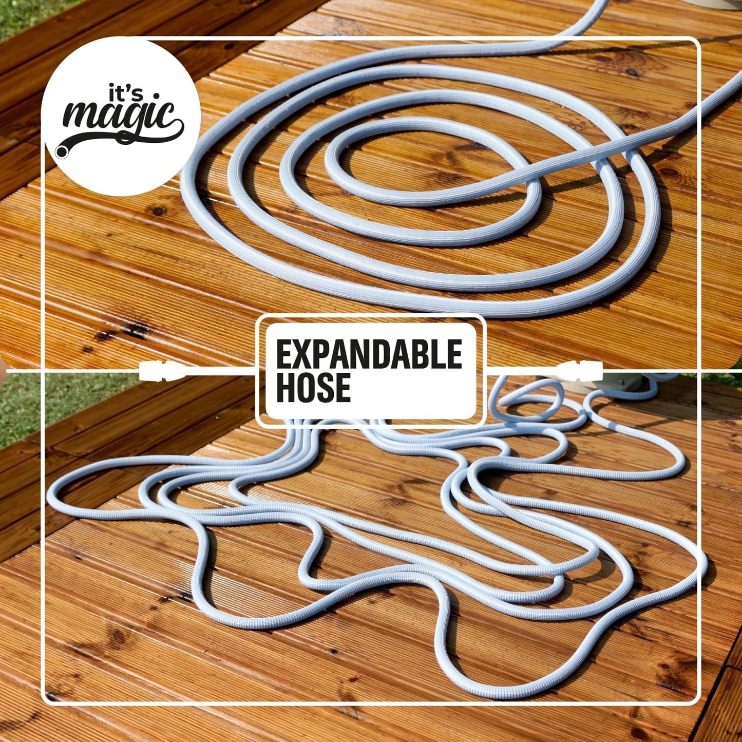 Magic Soft Smart 30 Meter – Gartenbewässerungsrohr, knoten- und verdrehsicher, Wasserschlauch