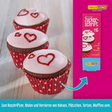 Decocino Red Sugar Lettering – Schriftzug mit Lebensmittelfarbe – Praktische Tube zum Beschriften von Fondant und Zuckerguss – Backdekorationen für Kuchen, Torten und Cupcakes! (2er-Pack)