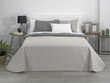 AVA | Wende-Boutique-Steppdecke | Für alle Jahreszeiten | Farbe - Beige/Taupe | Für 140/150/160 cm breite Betten. Bett. (250 x 270 cm. Ancho X Alto) | Steppdecke Steppdecken und Steppdecken Naty Shop