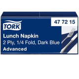 Tork 477840 Limetten-Lunchservietten / 2-lagige Servietten für kleine Mahlzeiten oder Snacks / Erweiterte Qualität / 10 x 200 (2000) Papierservietten / 32,6 x 33 cm (L x B) / 1/4-Faltung