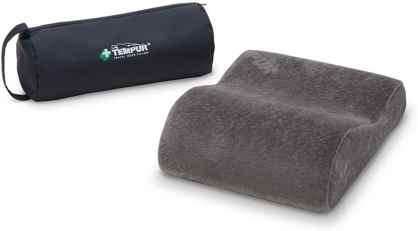 Tempur Reisekissen Reise-Nackenkissen inklusive Tragetasche – 25 x 31 x 10/7 cm – Braun Reisekissen Naty Shop Standardtitel