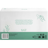 Plastikfreie Baby-Feuchttücher von Naïf, 432 Stück (8er-Pack x 54 Tücher) – Pflege für Babys Po, Körper und Gesicht – 99 % Wasser – 0 % Duftstoffe und Alkohol – Box mit nachhaltigen Feuchttüchern, empfindlicher Eukalyptus