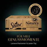 SHEBA Nature's Collection in Gravy – Hochwertiges Nassfutter für Katzen, feine Sorte (MSC) in Portionsbeuteln – 72 x 85 g