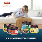 animonda Vom Feinsten Adult Fish & Meat Variety (32 x 100 g), Nassfutter für ausgewachsene Katzen, getreide- und zuckerfreies Katzenfutter, feine Bratlinge in Stücken