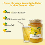 Easycookasia Koreanisches Getränk – Yuzu-Tee | Fruchtig, süß und zitrisch | Mit Vitamin C | Für Tee, Limonade, Cocktails und Desserts | Entdecken Sie die asiatische Teekultur (500g)