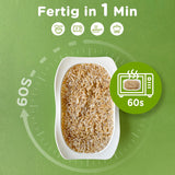 Elf-Family Konjak Reis Thai Brauner Shirataki Bowl -[Diätbox für 1 Wo.] - Instant Jasmin Reis - Fertiggerichte für Mikrowelle - Natürlich Superfoods Mikronährstoffe - Vegan/Low Carb/Fettfrei- 6er Box