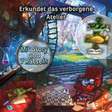 KOSMOS 683979 EXIT® Puzzle: The Hidden Studio 500-teiliges Puzzle für Erwachsene und Kinder ab 10 Jahren Escape Room-Puzzle für Anfänger Puzzle Naty Shop
