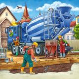 Ravensburger Puzzle für Kinder – 09226 Große Baufahrzeuge – Puzzle für Kinder ab 5 Jahren, mit 3X49 Teilen Puzzle Naty Shop