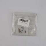 Mini Schmetterling Zirkon Nagel Schlüsselanhänger Y2K Weiß Champagner Rosa Strass Kristall Schmetterling Schlüsselanhänger Nägel 3D Schmetterling Nageldesign Schlüsselanhänger Schmetterling Nägel Dekoration Nail Art Schlüsselanhänger Nagelzubehör